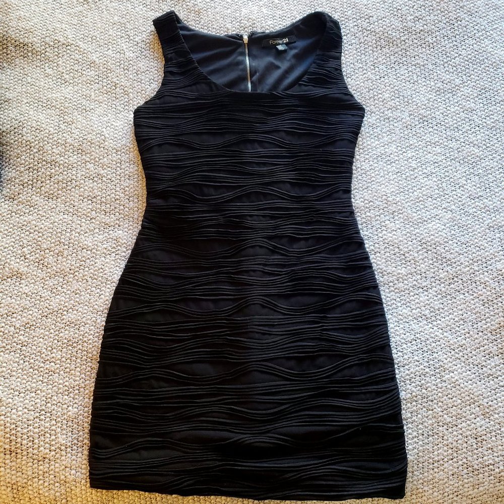 F21 Black Bodycon Dress